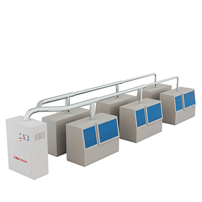 Industrial Chip Extractors and Centralized Dust Vacuum Systems